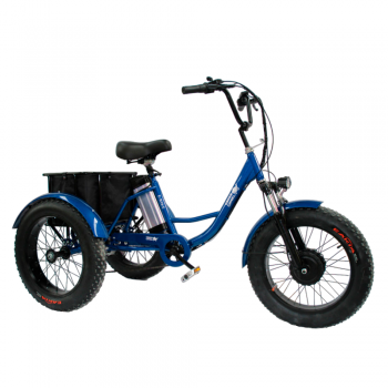 Электровелосипед GreenCamel Трайк-F20 (R20FAT 500W 48V12Ah) 7скор Синий