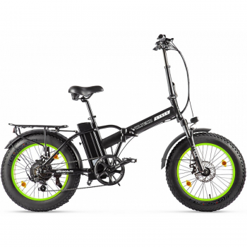 Электровелосипед электрофэтбайк VOLTECO CYBER Черно-салатовый