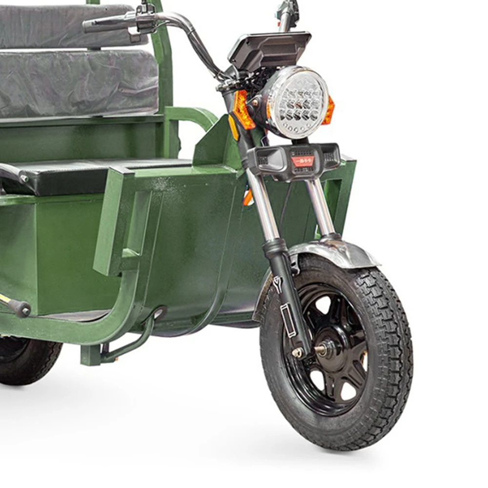 Грузовой электротрицикл Rutrike Партнёр 1500 48V1200W Зеленый 7