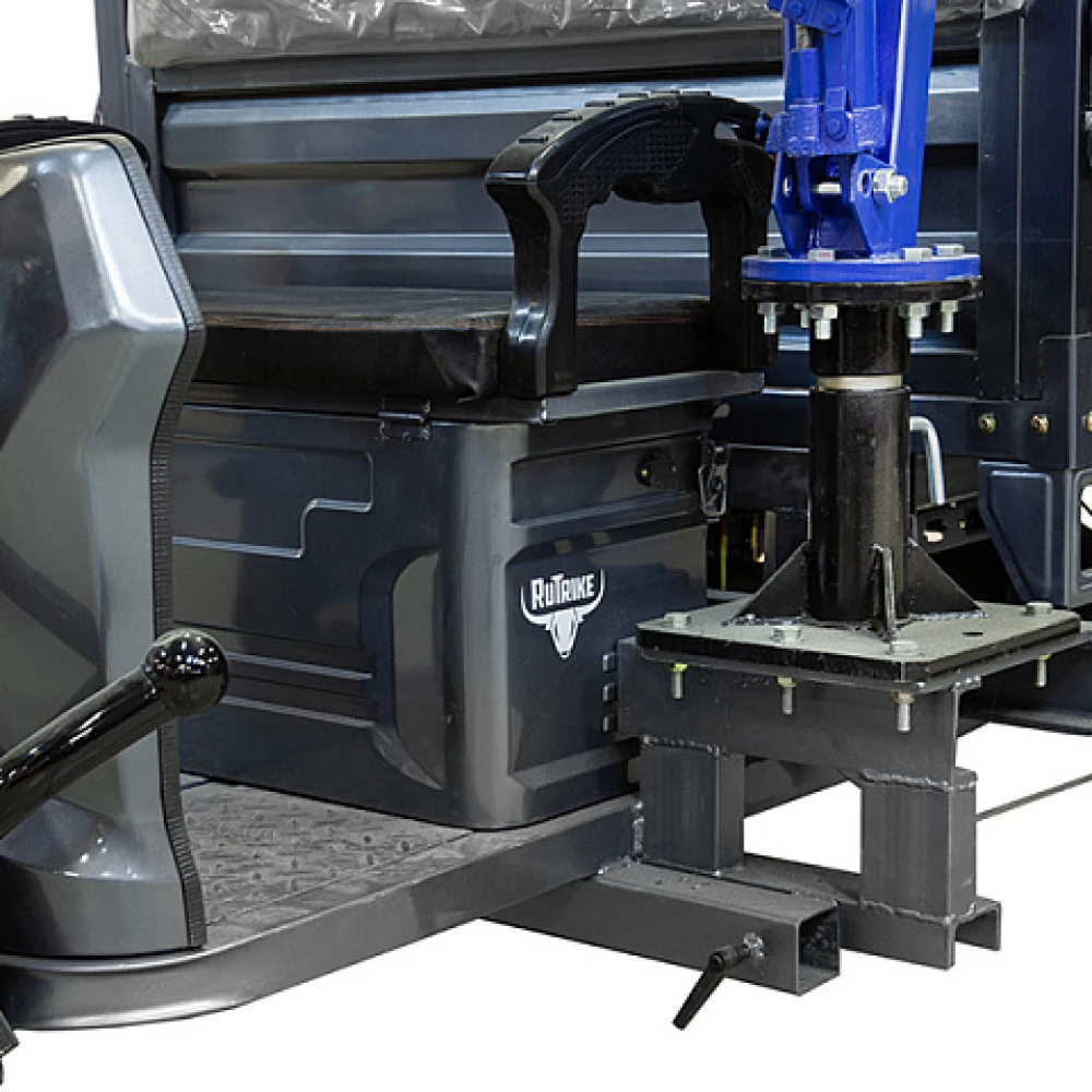 Грузовой электротрицикл Rutrike D4 NEXT 1800 60V1200W с краном для поднятия грузов 6